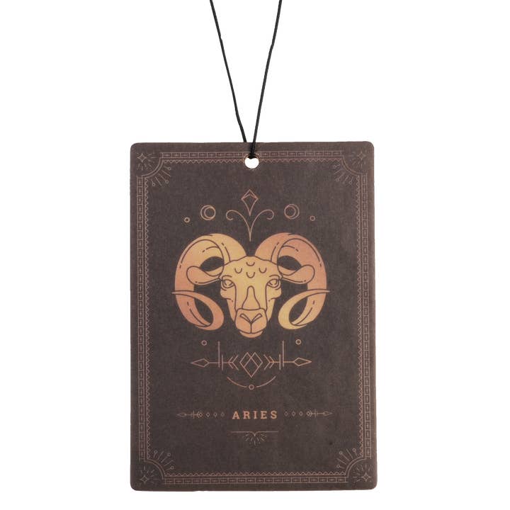 Aries Zodiac Air Freshener Pack of 12 for wholesale by Fresh Fresheners