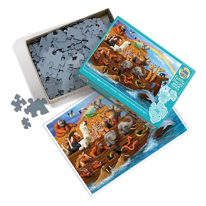 Outset Games and Cobble Hill Puzzles - Wholesale Puzzle - Adult - Voyage of the Ark (Family) 350pc puzzle2
