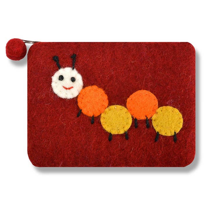 BNB Crafts Inc. - Wholesale Coin Purse - Kids - Caterpillar Design Zip Purse3