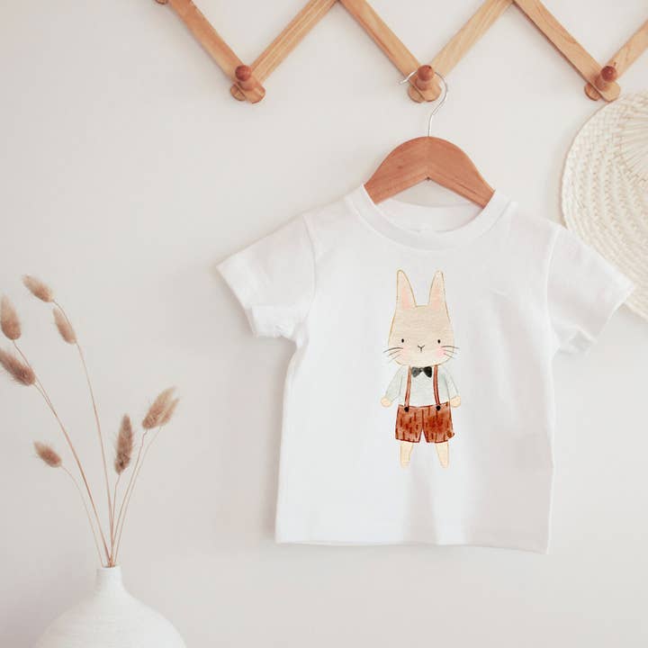 ChubbyBubbyBear - Venta al por mayor Camiseta - Niños - Camiseta Conejo Guapo