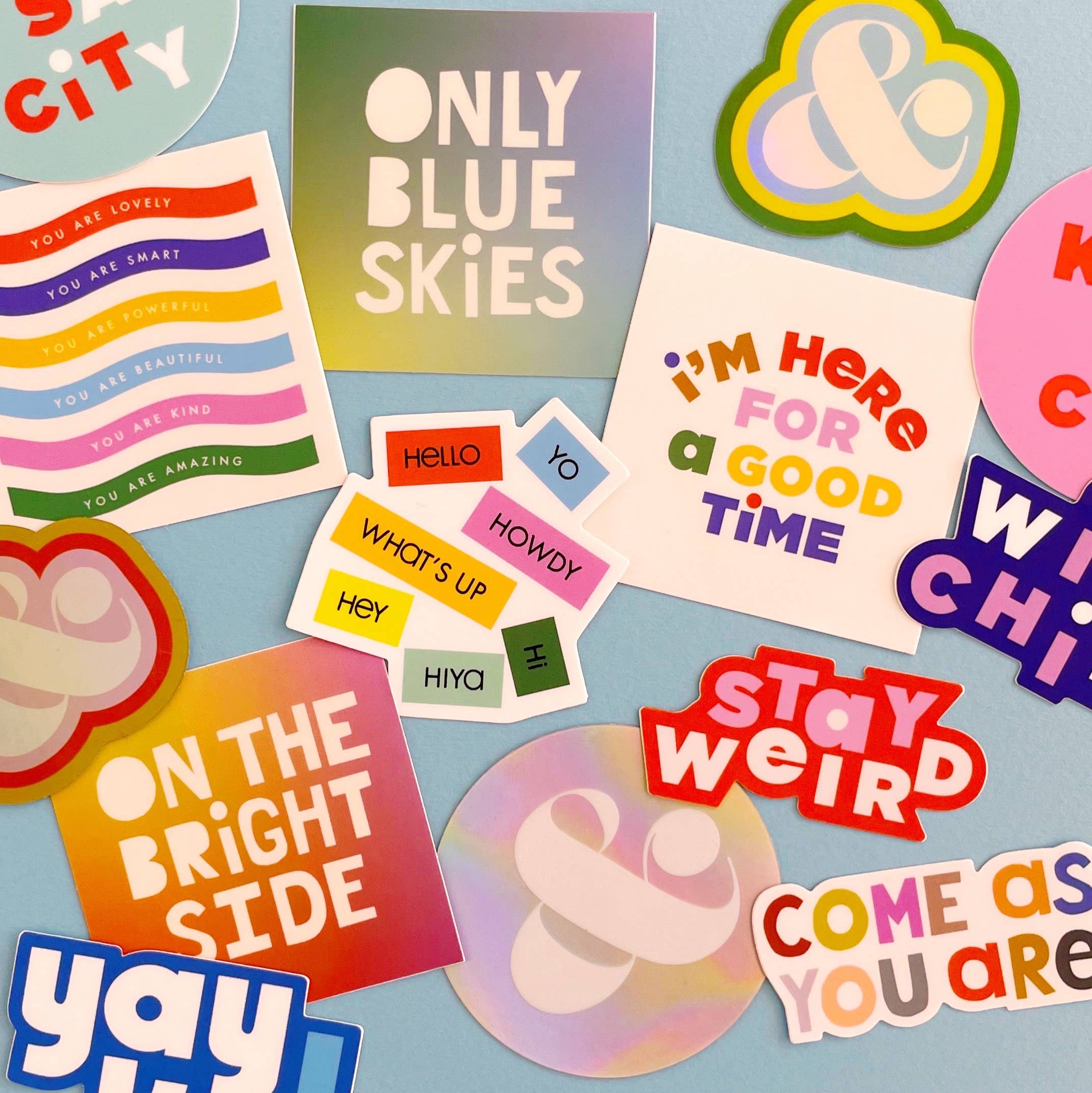 Ampersand Design Studio - Venta al por mayor Pegatina - Pegatina «Ven como eres»2