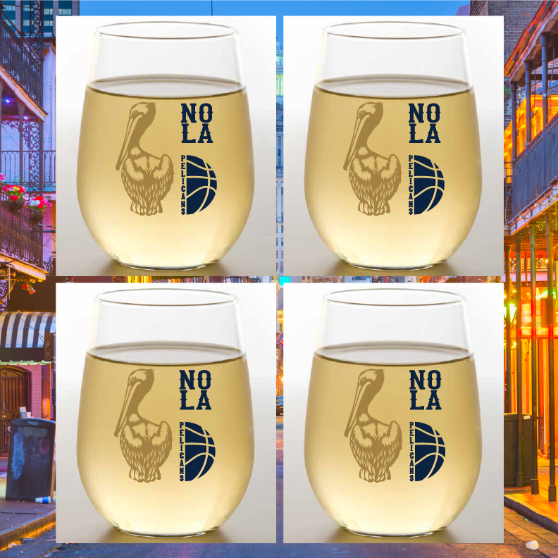 Wine-Oh! - Wholesale Wine Glass - CLOSEOUT LOUISIANA Assorted Unbreakable Plastic Wine Glasses37