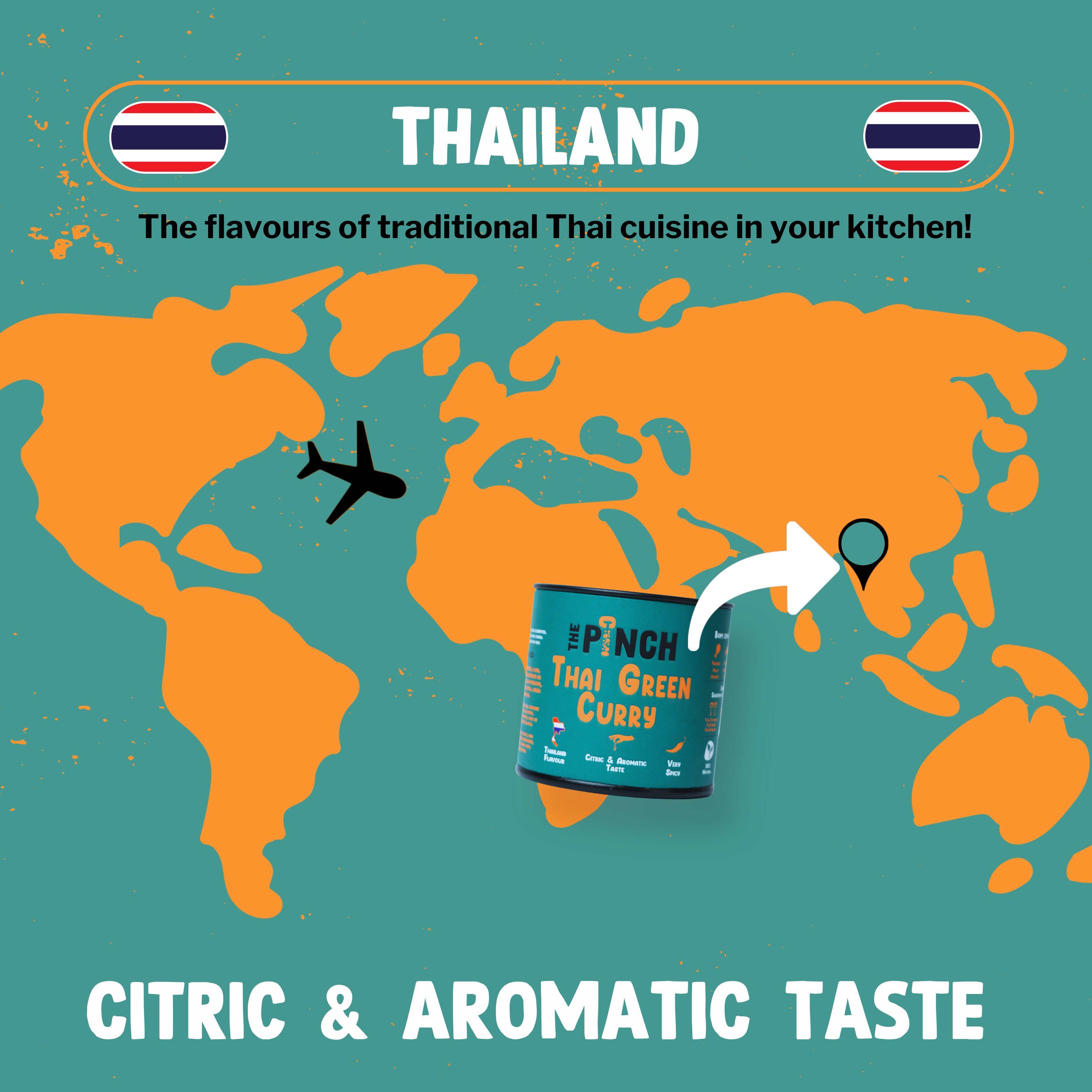 The Pinch - World Spice Blends – Großhandel Gewürzmischungen – Thailändisches Grünes Curry (Caril Verde) – 45 g7