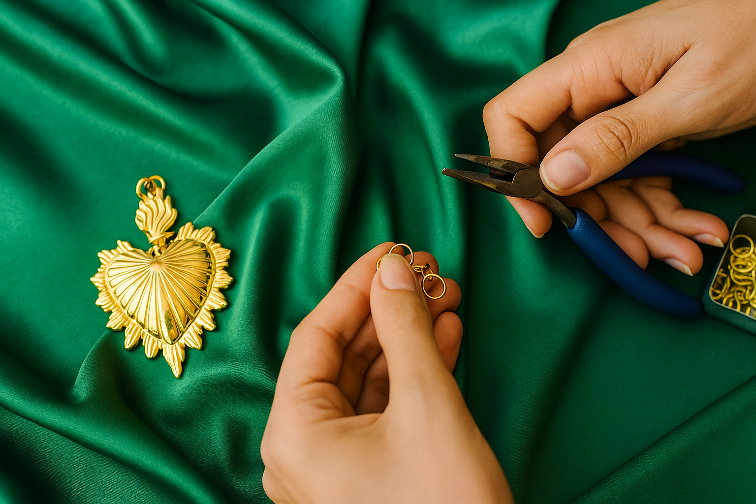 Wild & Free – wholesale Individual charm/pendant – Amulet of the Sacred Heart1