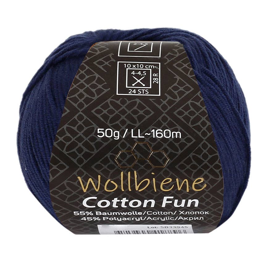 Wollbiene - Wholesale Yarn - Cotton Fun all-season wool 50g knitting wool cotton mix20