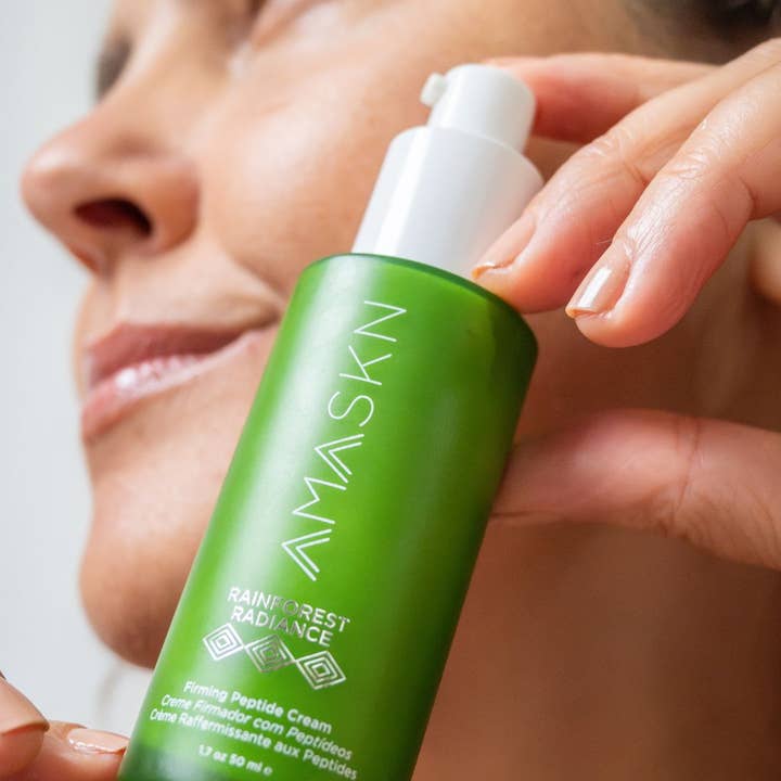 Crème Visage Raffermissante aux Peptides Radiance Rainforest pour la vente par AmaSKN Beauty