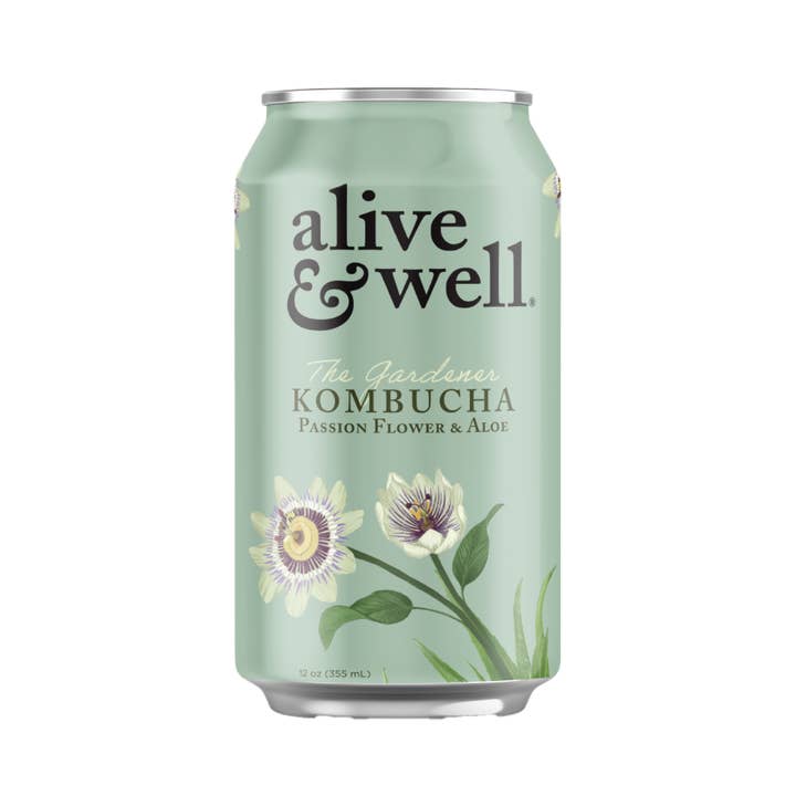 Alive & Well Kombucha - Wholesale Kombucha - Passion Flower & Aloe Kombucha