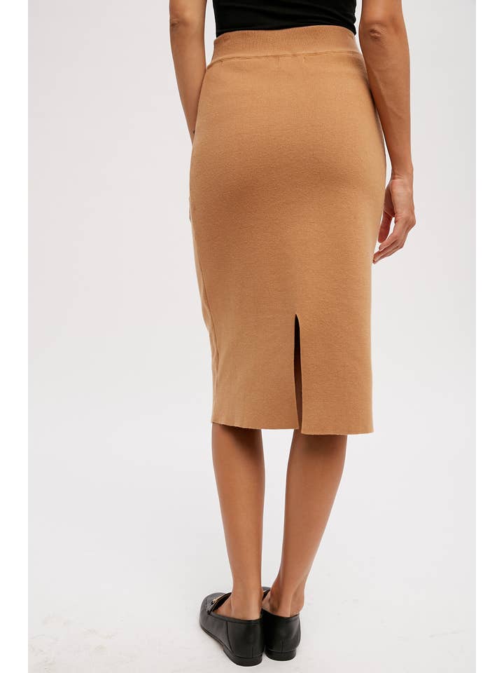 Bluivy - Wholesale Skirt - Women's - H LINE MIDI SWEATER SKIRT4