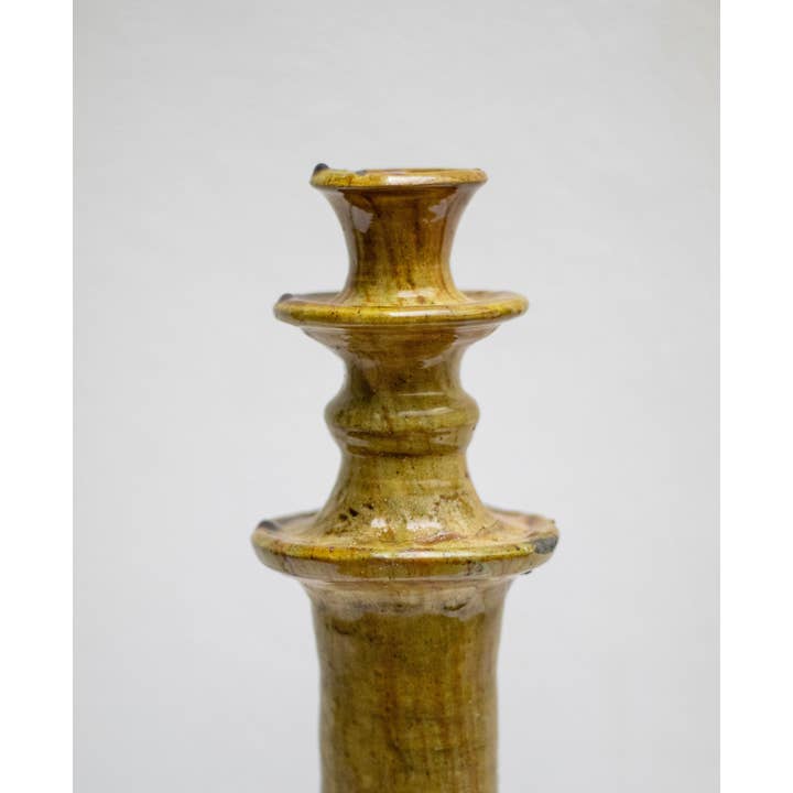 Maison Berber - Wholesale Candle holder - Tamegroute Ochre Candle Holder – 3 Sizes3