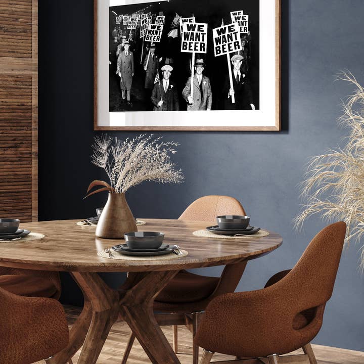 Peardrop Prints – wholesale Art print – We Want Beer1