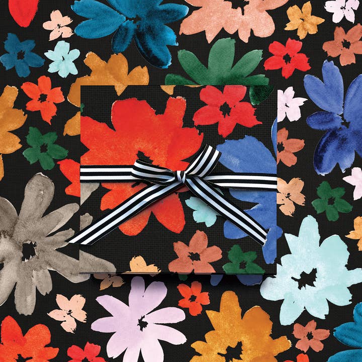 Flower Power Wrap for wholesale by The Paper Curator