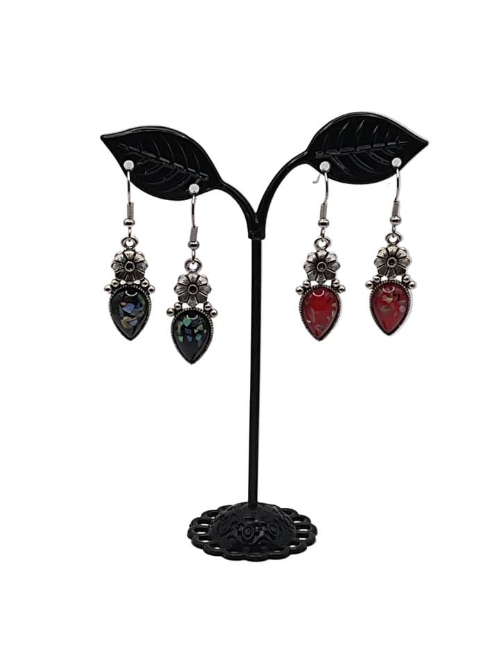 Abalone Bloesem Oorbellen voor wholesale door S and E Hobbies and Collectables