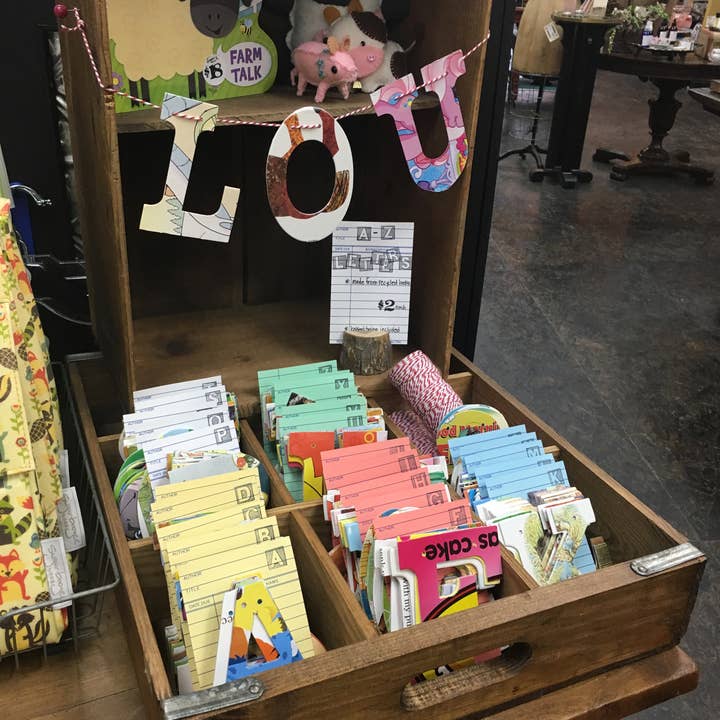 Attic Journals - Wholesale Decorative Tabletop Object - Open Stock Letters Reorder (130 Letter)2