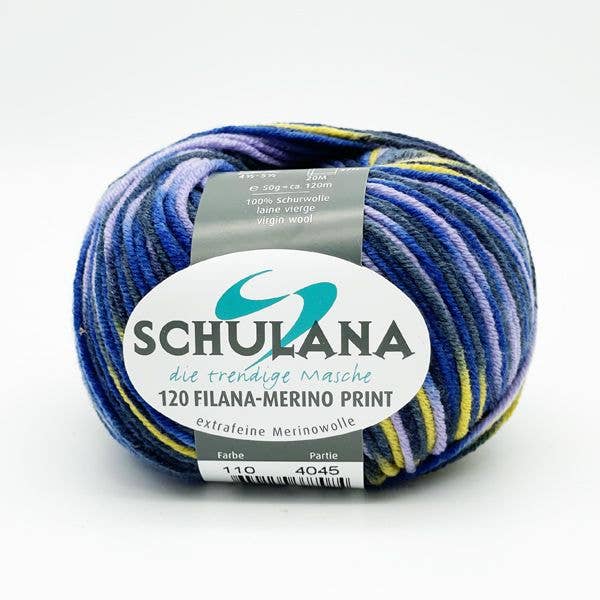 SCHULANA - Wholesale Yarn - 120 Filana merino print wool10