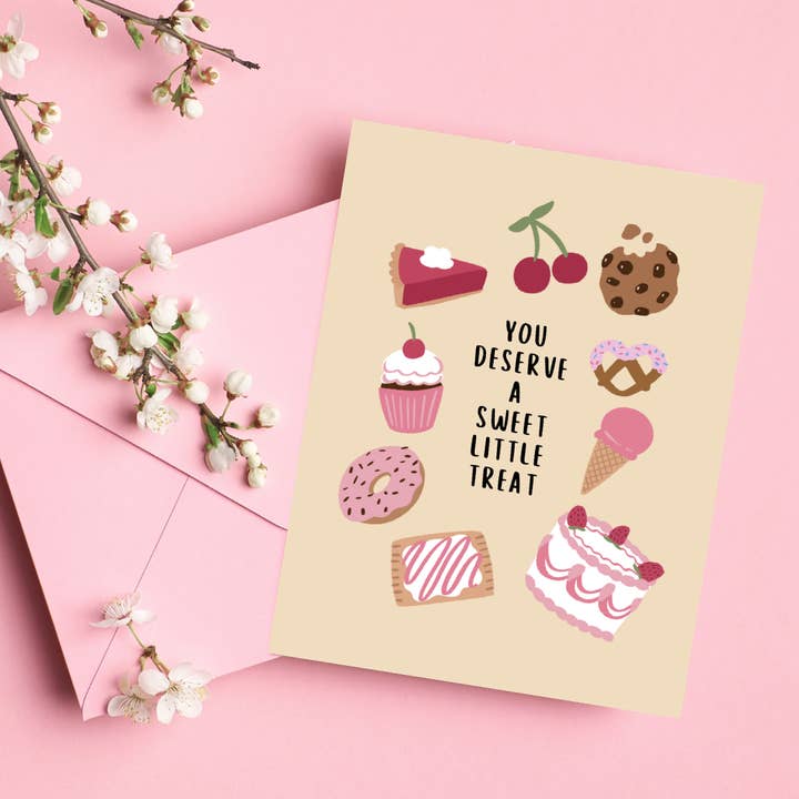 Sweet Little Treat | Tarjeta de felicitación para venta al por mayor de Oak Shore Collective LLC