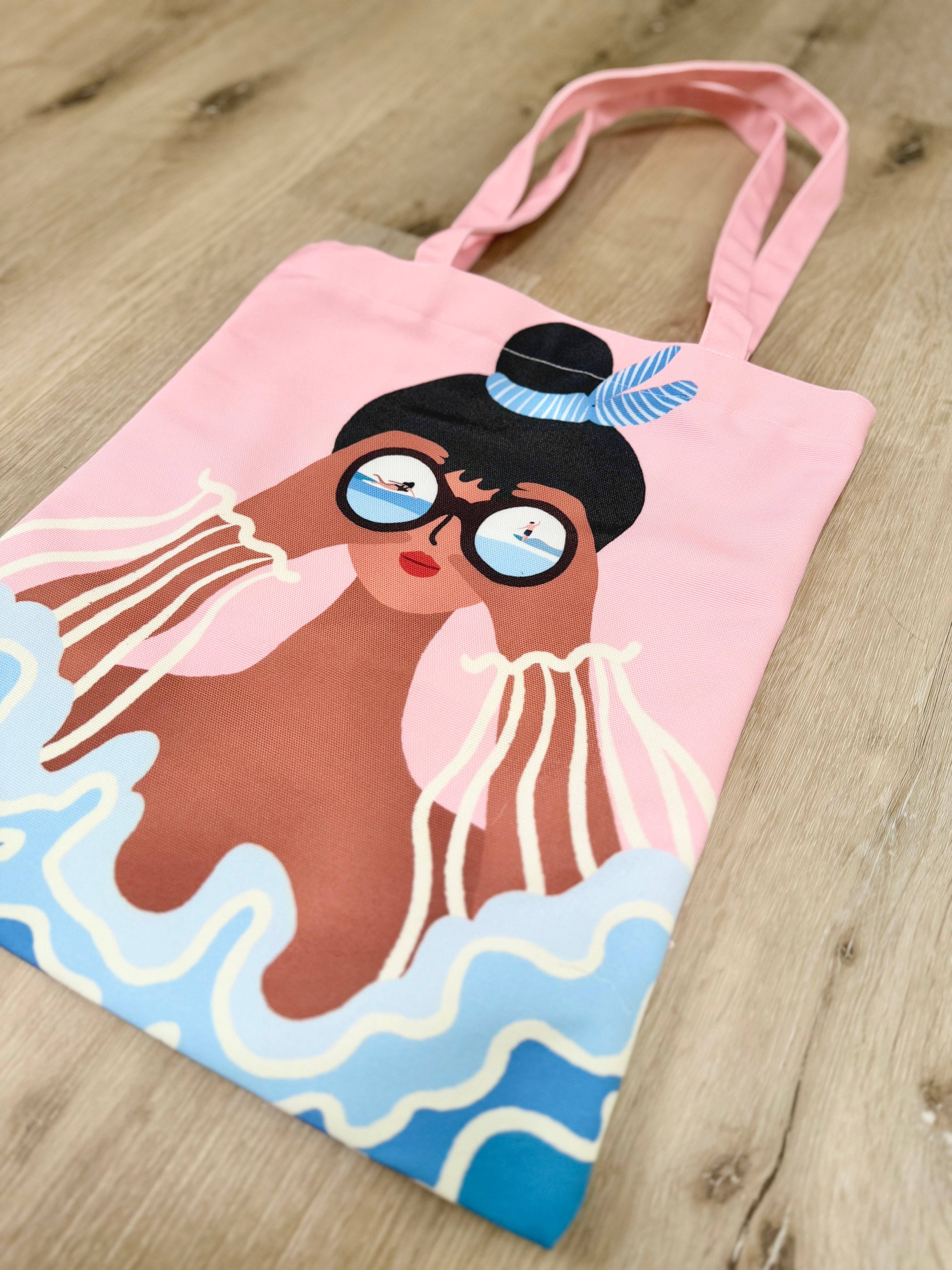 Angela Wan Art - Wholesale Tote Bag - Women's - See What I See Tote Bag – Hawaii-Inspired Art Tote for Beach & Everyday Use4