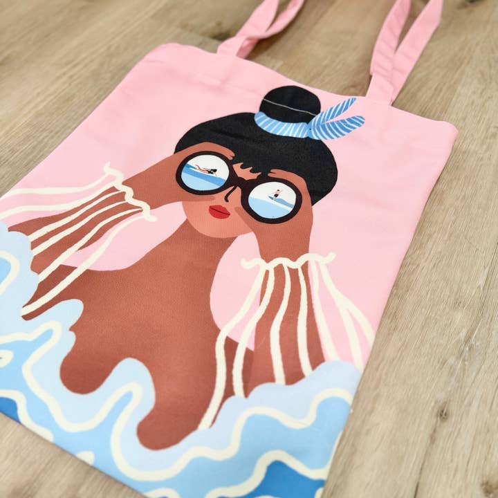 Angela Wan Art - Wholesale Tote Bag - Women's - See What I See Tote Bag – Hawaii-Inspired Art Tote for Beach & Everyday Use4