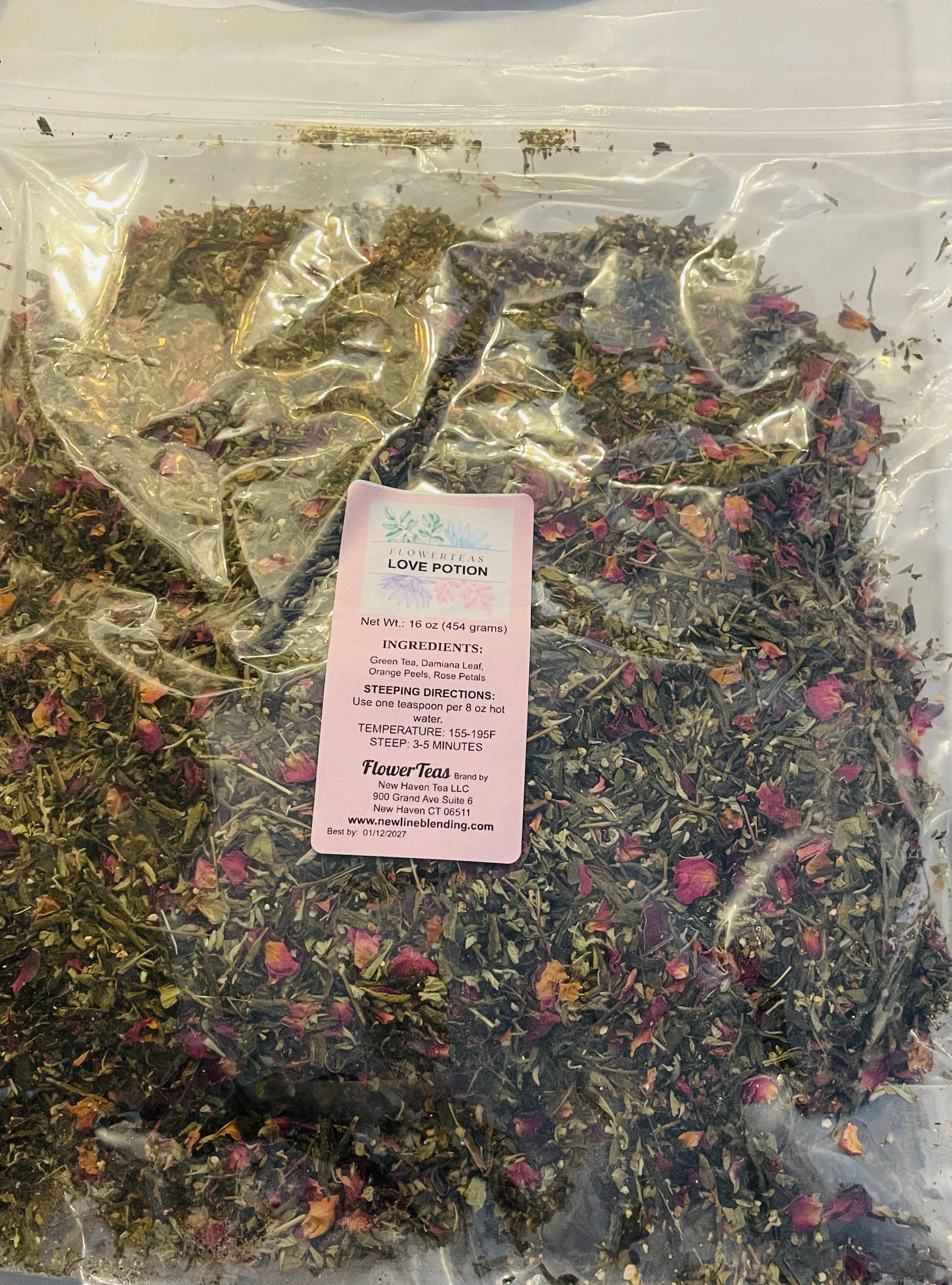 FlowerTeas – Engroshandel Løs te – Løsbladet te i løs vægt 1 lbs Kommerciel brygning Fødevareservice110