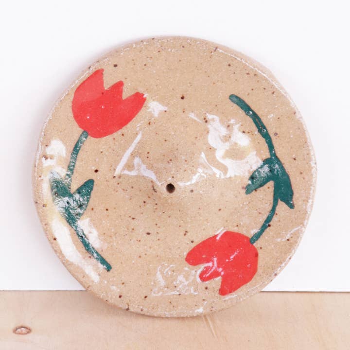 Ceramic Incense Holder - Tulip for wholesale by Nightshift Ceramics