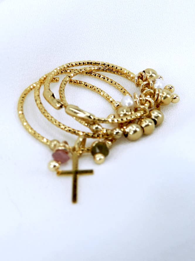 Bague Eponyme Nacrée pour la vente par JOORN PARIS BIJOUX