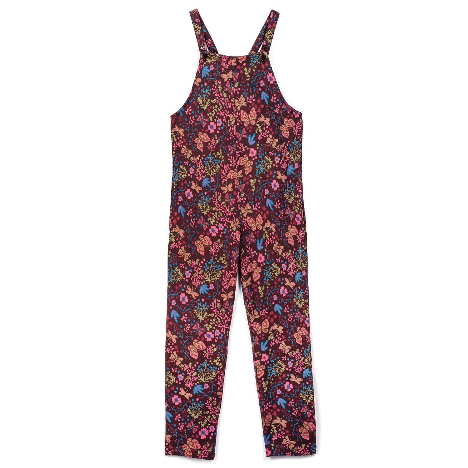 Organic Cotton Stretch Kids Jumpsuit: Flower Child for wholesale on Faire0