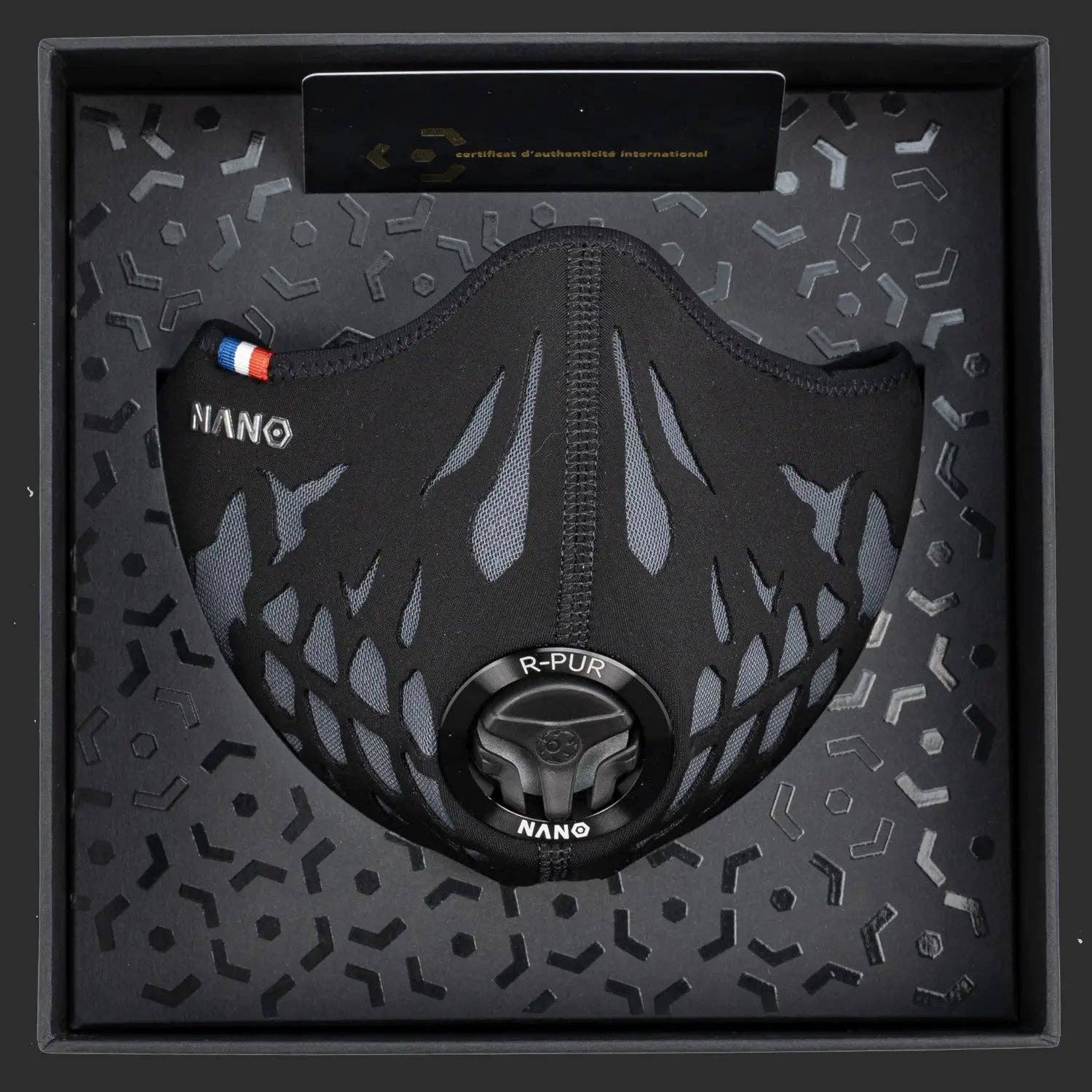 R-PUR - Vente Masque/visière de protection pour le visage - Masque Anti-pollution Moto Nano One8