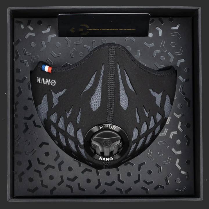 R-PUR - Vente Masque/visière de protection pour le visage - Masque Anti-pollution Moto Nano One8