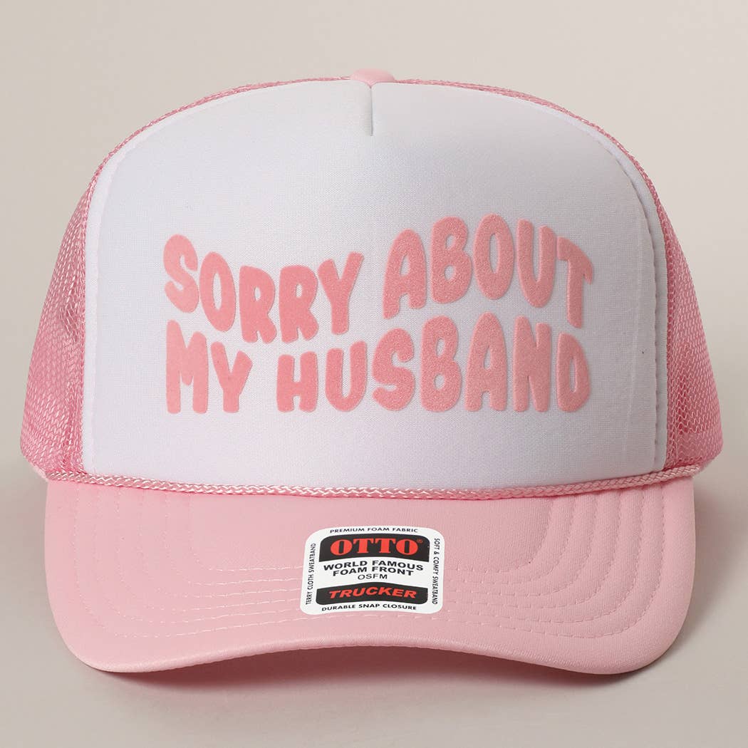 Fashion City – wholesale Truckerkeps – Unisex – Förlåt för min fru&man meshkeps44