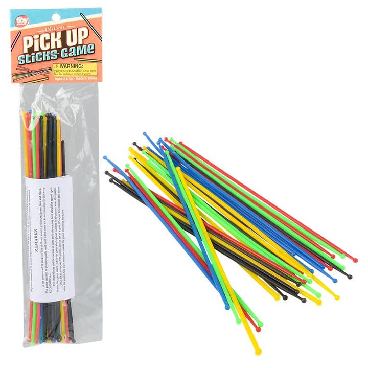 7" PICK-UP STICKS 31 PC LLB kids toys for wholesale by La Luna Bella - Toys