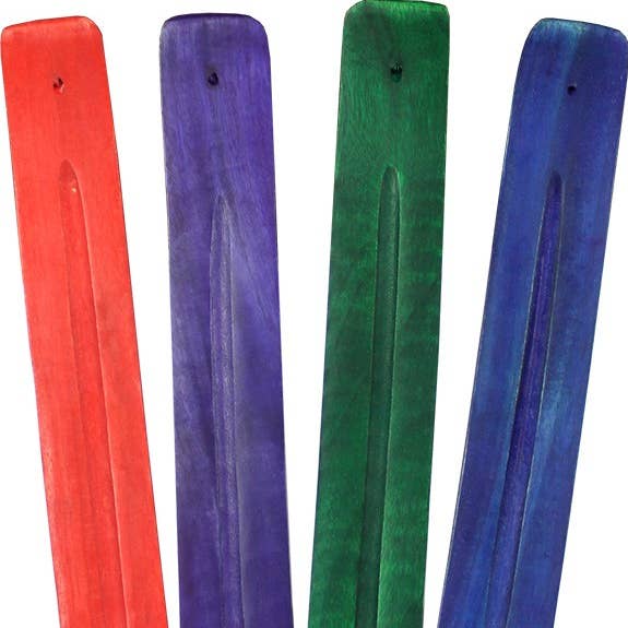Wooden Incense Holder In 4 Colors for wholesale by Eastern Trading