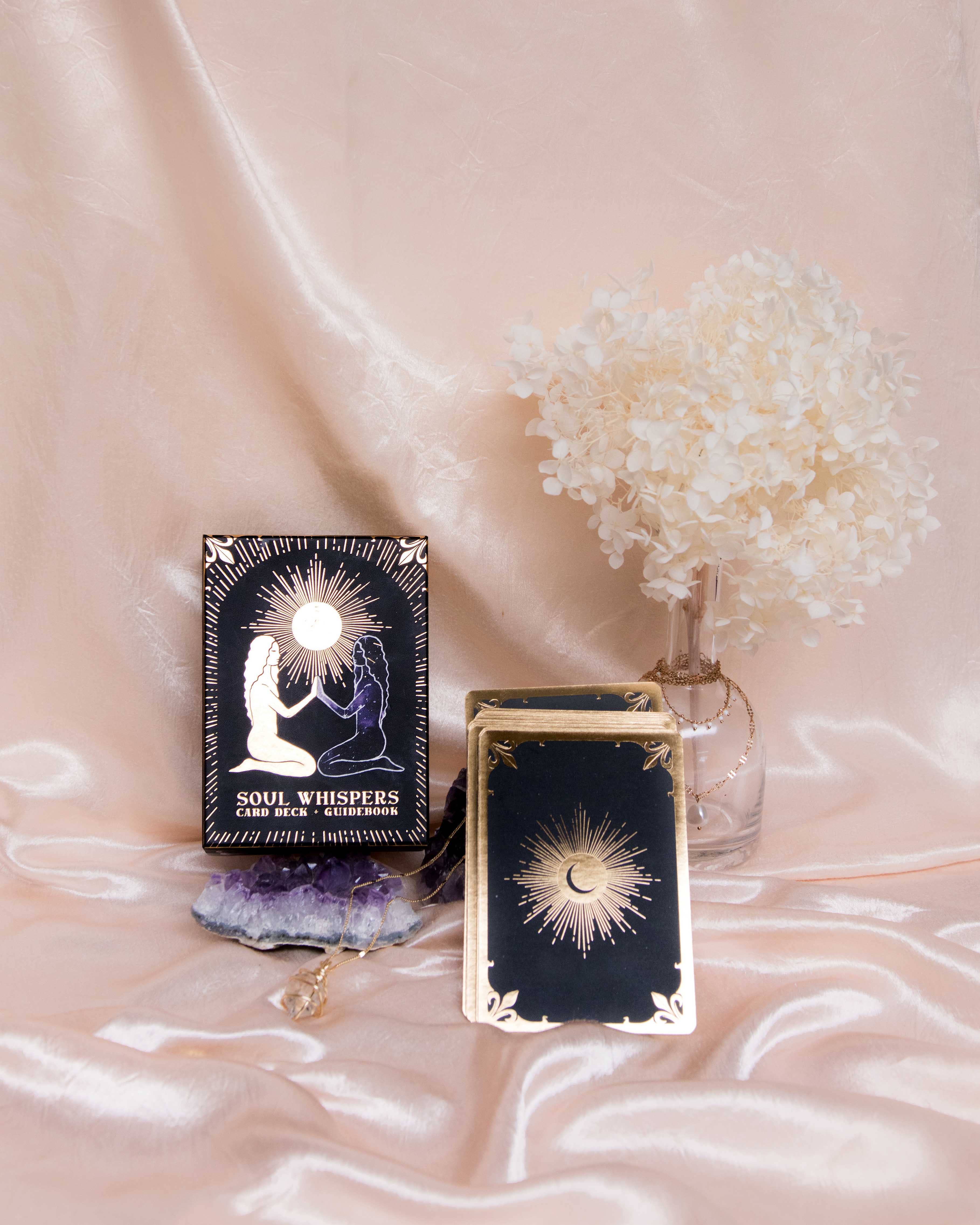 DreamyMoons - Wholesale Tarot Cards - Soul Whispers Gold Foiled 33 Card Deck14