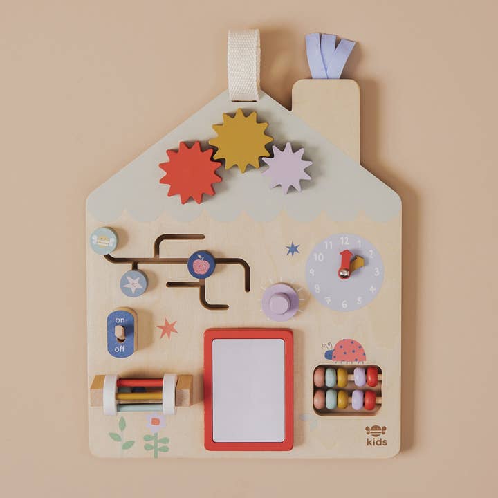 Just Bee Kids - Wholesale Houten speelgoed - Kinderen - Just Bee Kids houten drukbord (FSC)0