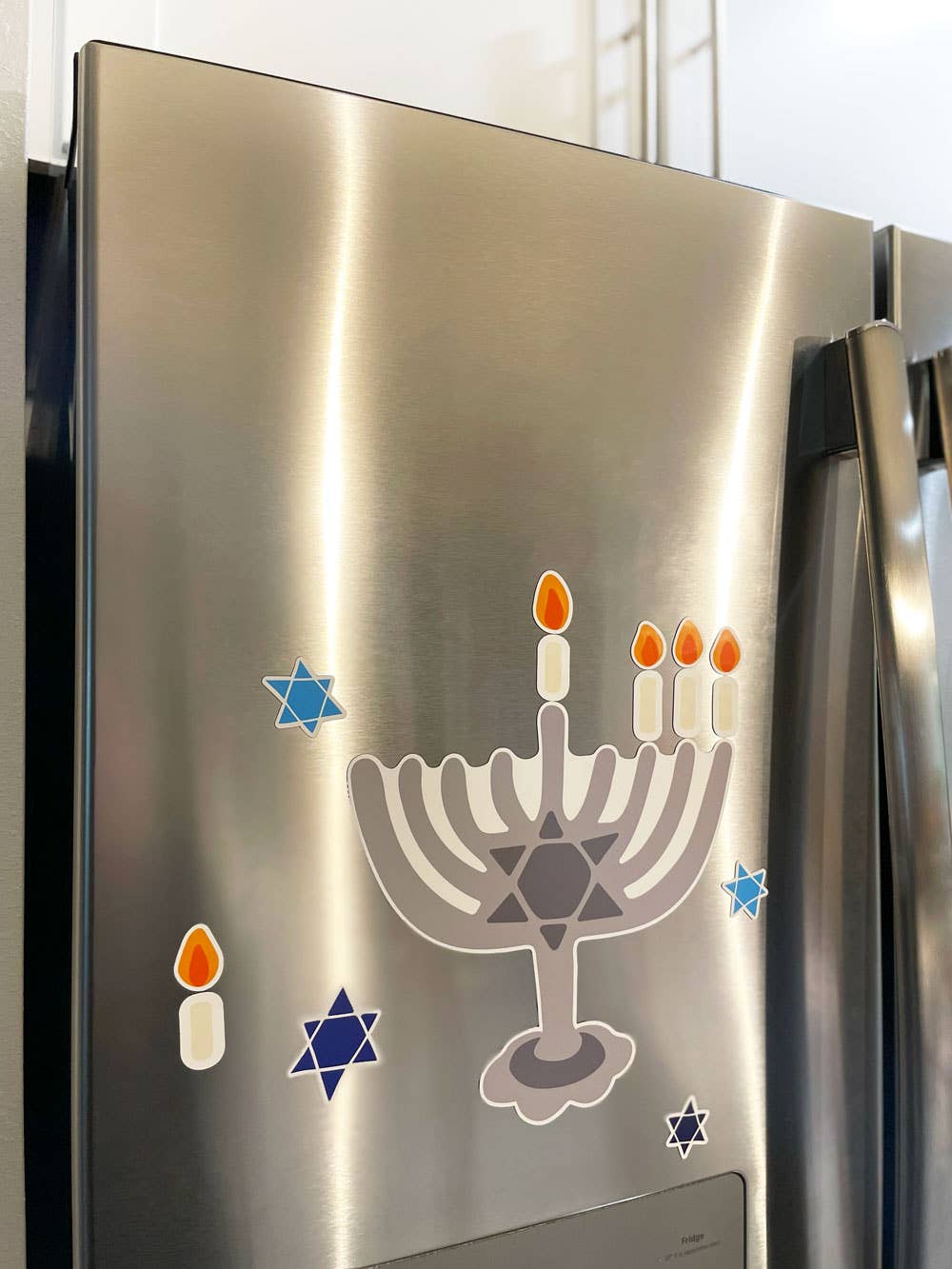 Sunny Day Designs - Wholesale Magnet - Happy Hanukkah Jewish Holiday Magnet Set Countdown Menorah2