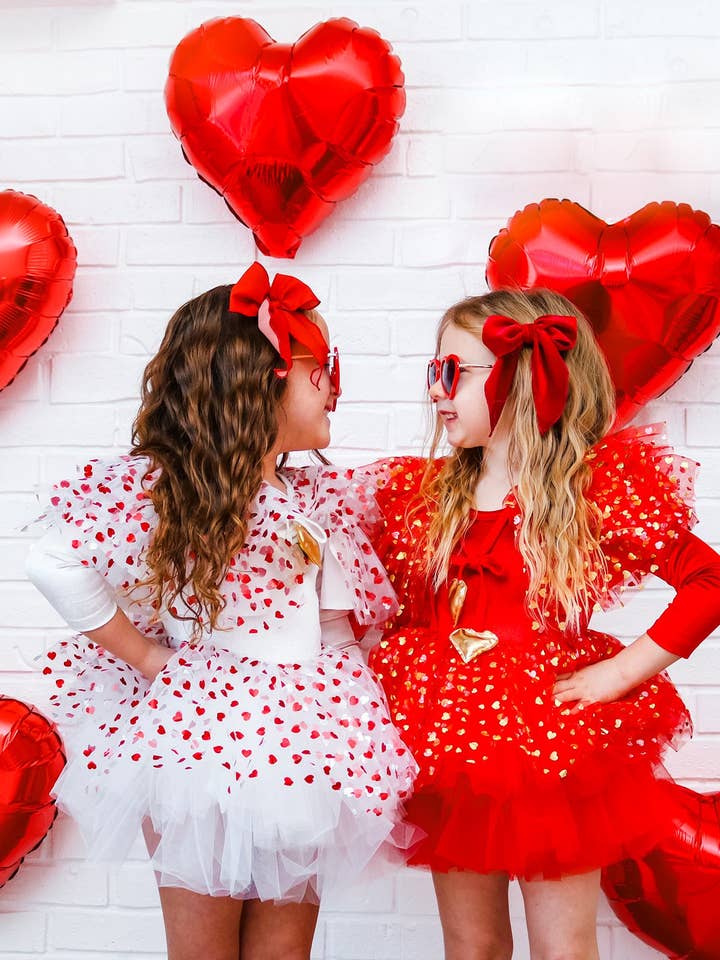 Fancy Shmancy Baby - Wholesale Costume - Kids - Red Tutu Leotard & Caplet Set8