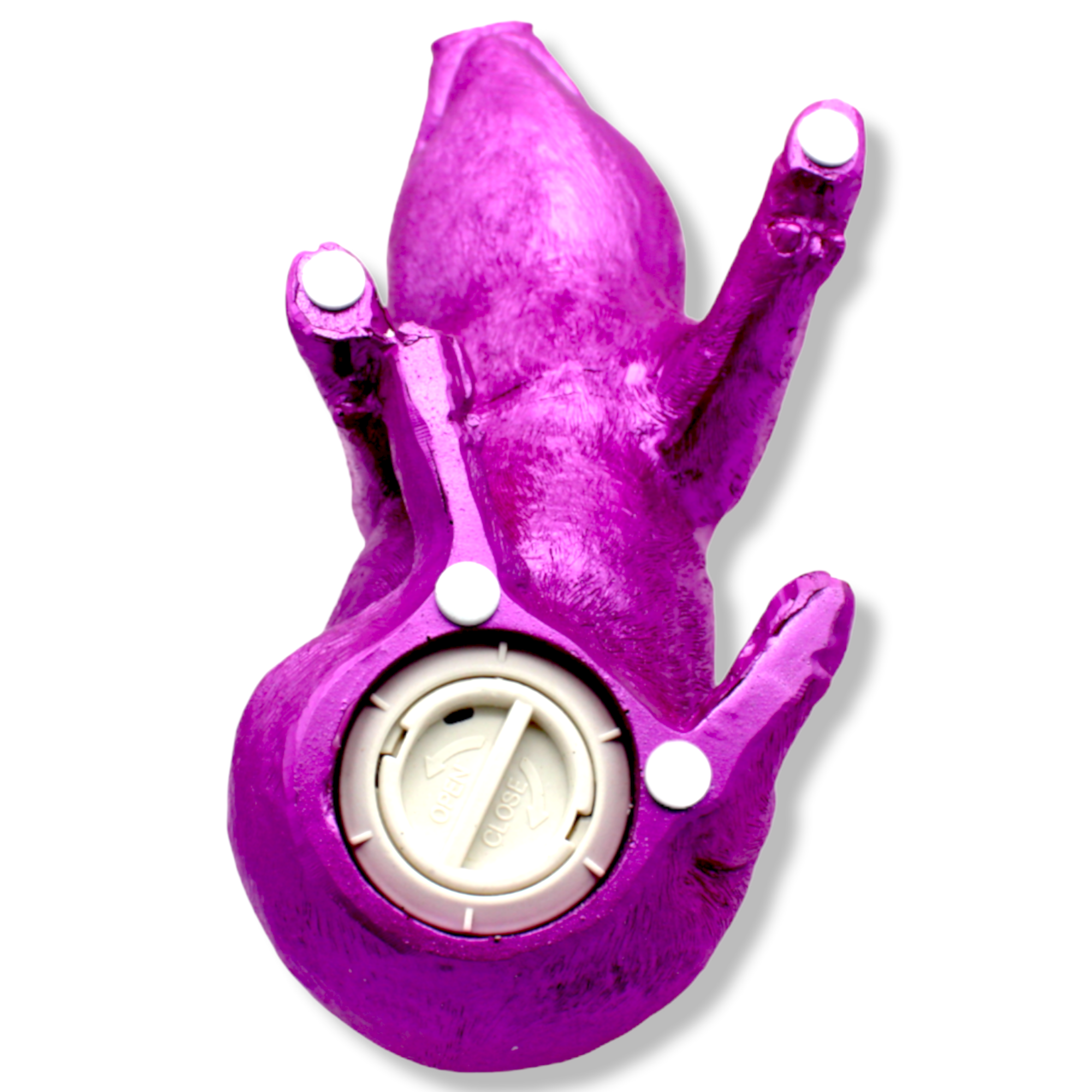 Interior Illusions Plus - Wholesale Money/Piggy Bank - Pink Chrome Piggy Bank Standing - 9.5"4