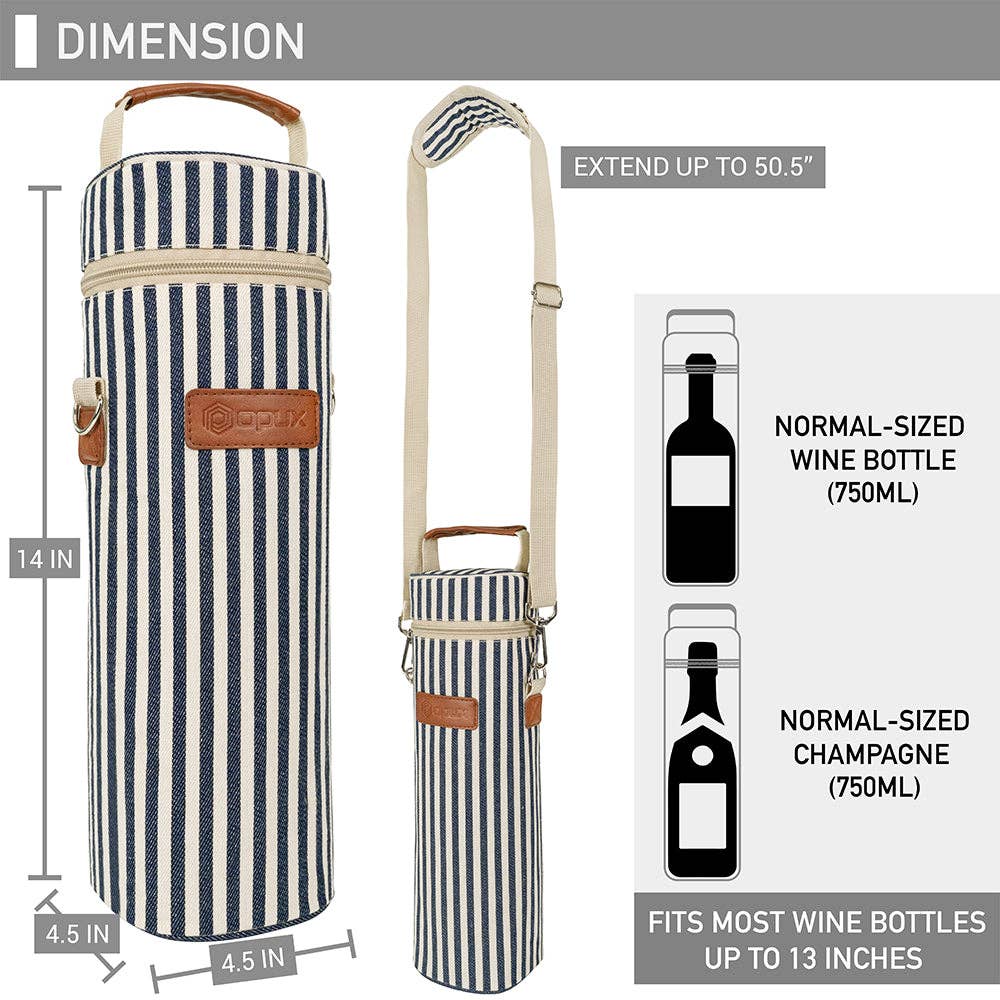 OPUX - Wholesale Wine Tote - 1 Bottle Wine Carrier Bag41