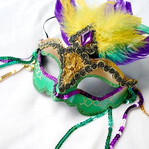 Mardi Gras face mask –