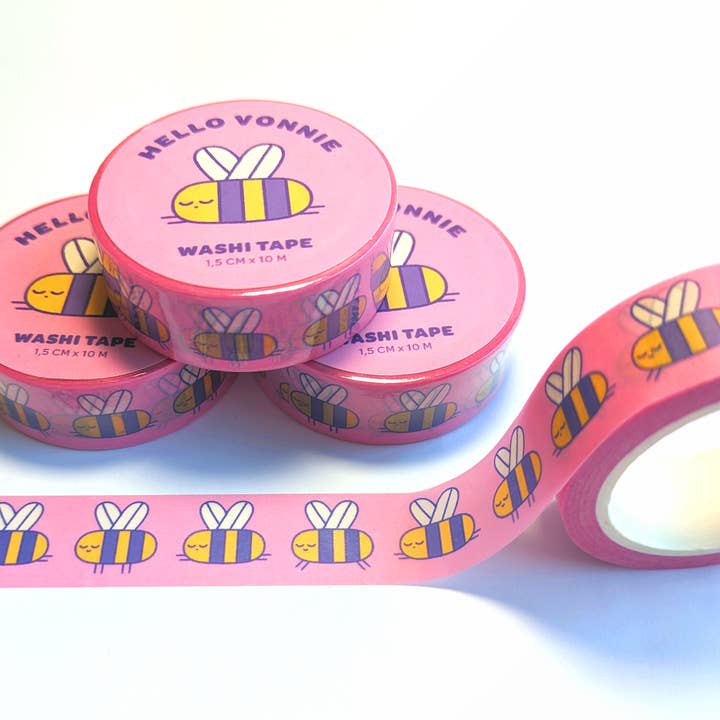 Fita Washi de abelha por atacado de hello vonnie