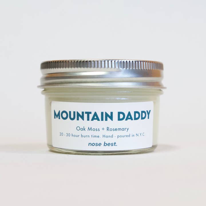 Nose Best Candles - Wholesale Jar/Filled Candle - Mountain Daddy - Oak Moss & Rosemary Soy Candle