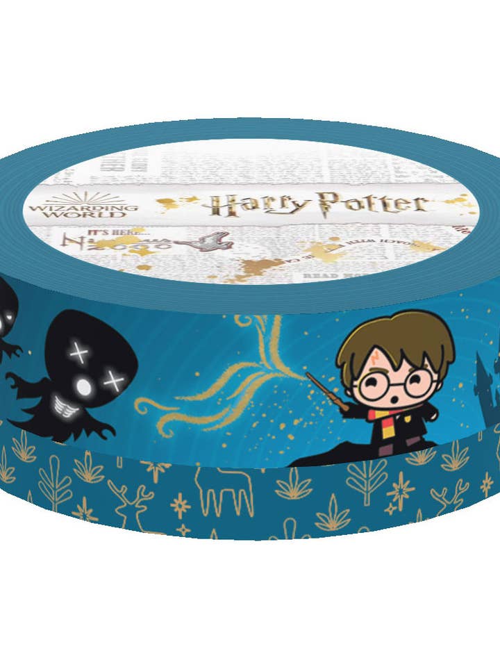 Ensemble de rubans Washi Harry Potter - Chibi Expecto Patronum pour la vente par Paper House Productions