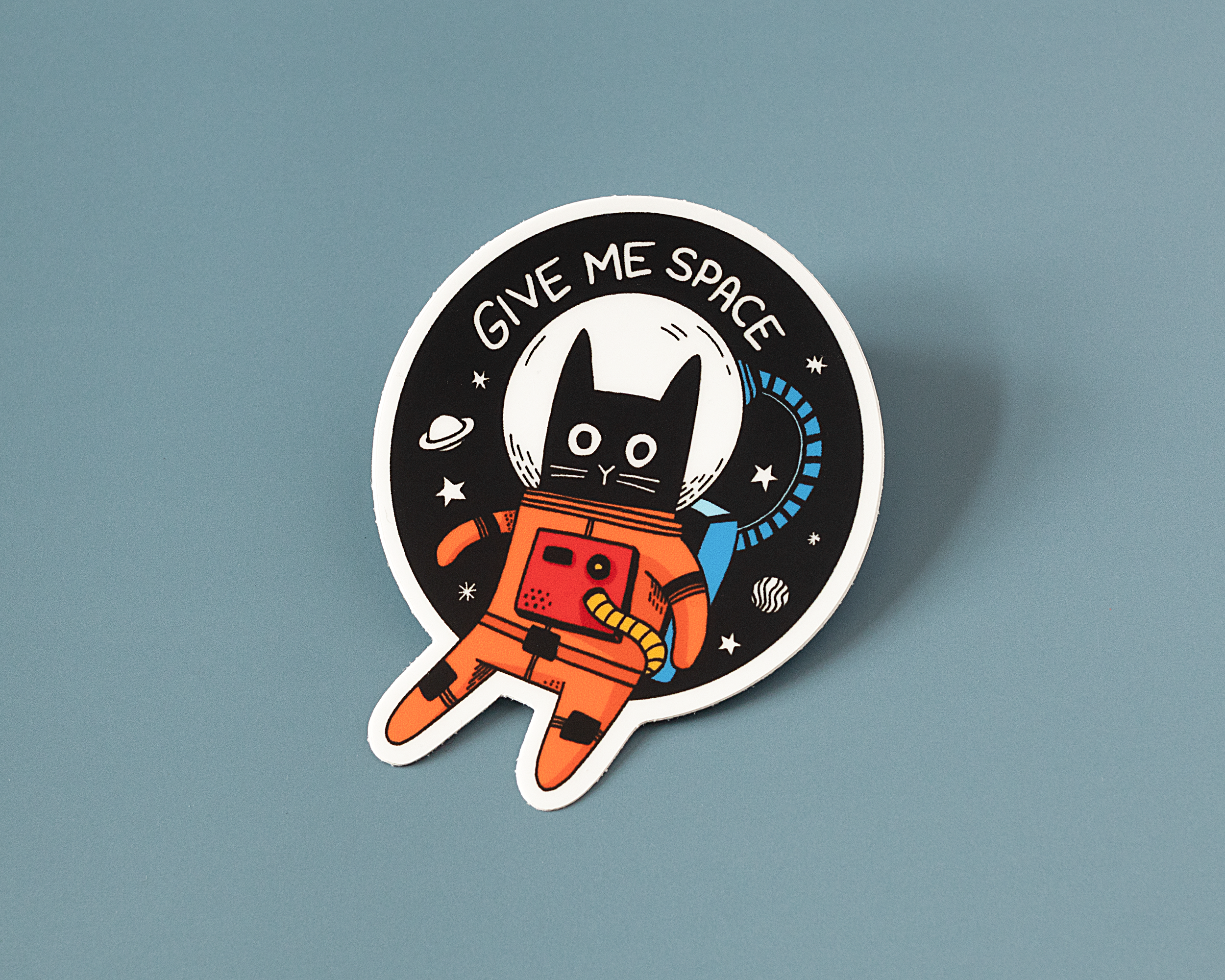 RippleSplash Studio – Engroshandel Klistermærke – Giv mig plads kat vinyl klistermærke1