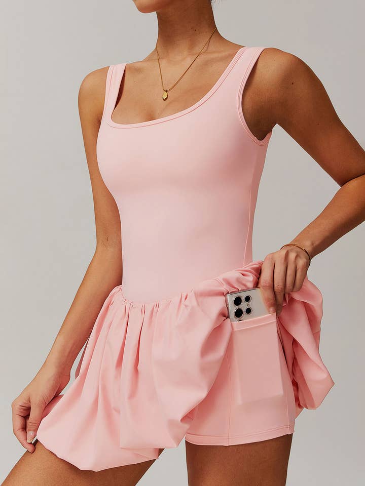 Crave by FW - Wholesale Athletic Dress - Women's - Athletic Tennis Dress With Pocket