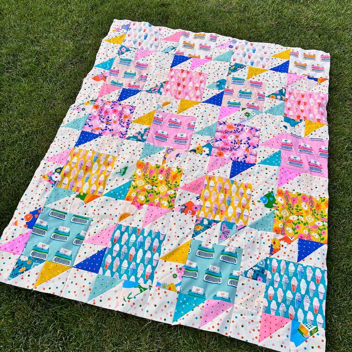 AllisonRamsing.com - Wholesale Craft Supplies - Layer Cake Bear Paws Quilt Pattern - Printed7