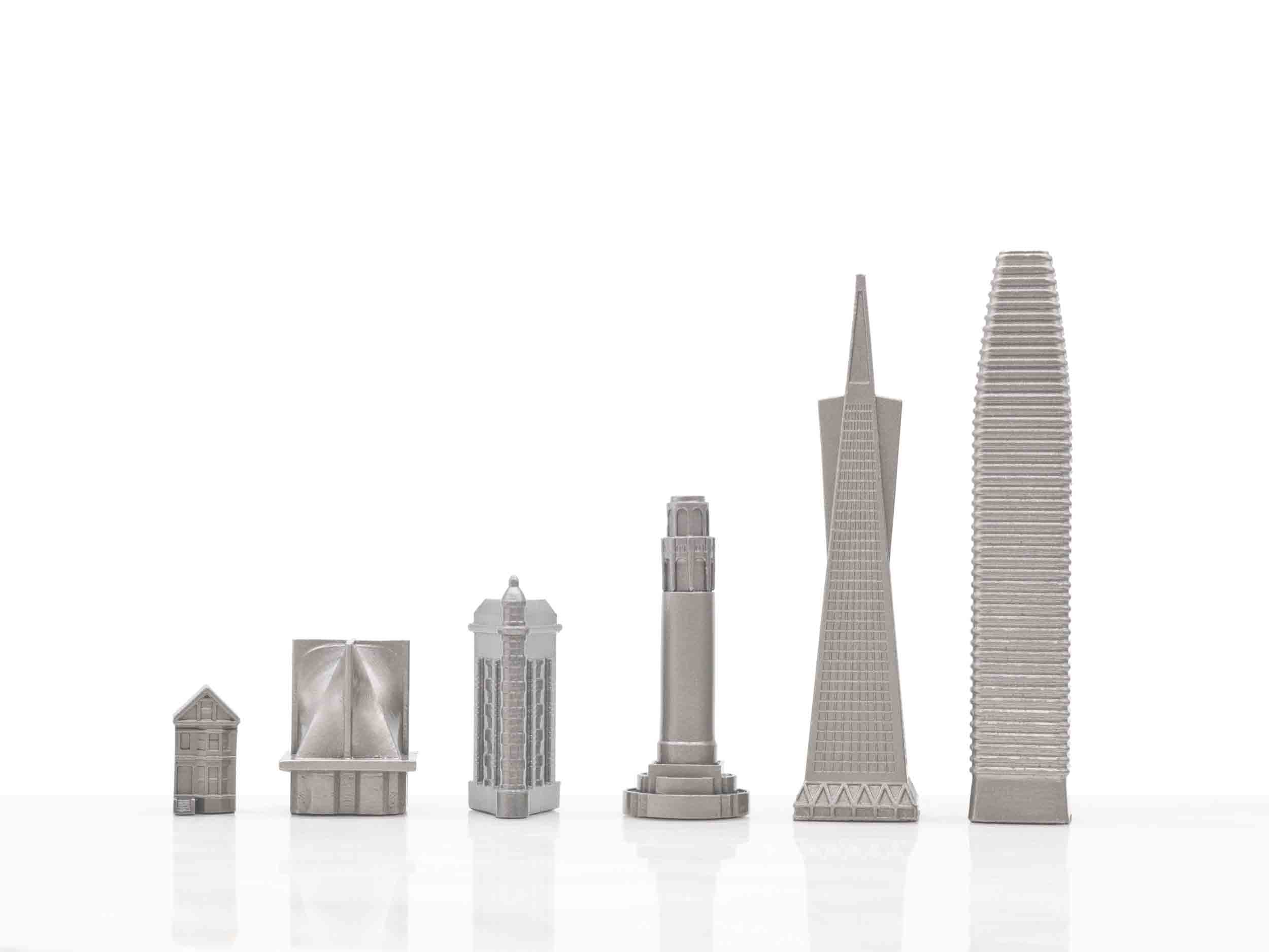 Skyline Chess - Wholesale Board Game - Stainless Steel San Francisco Edition - Skyline Chess Set7