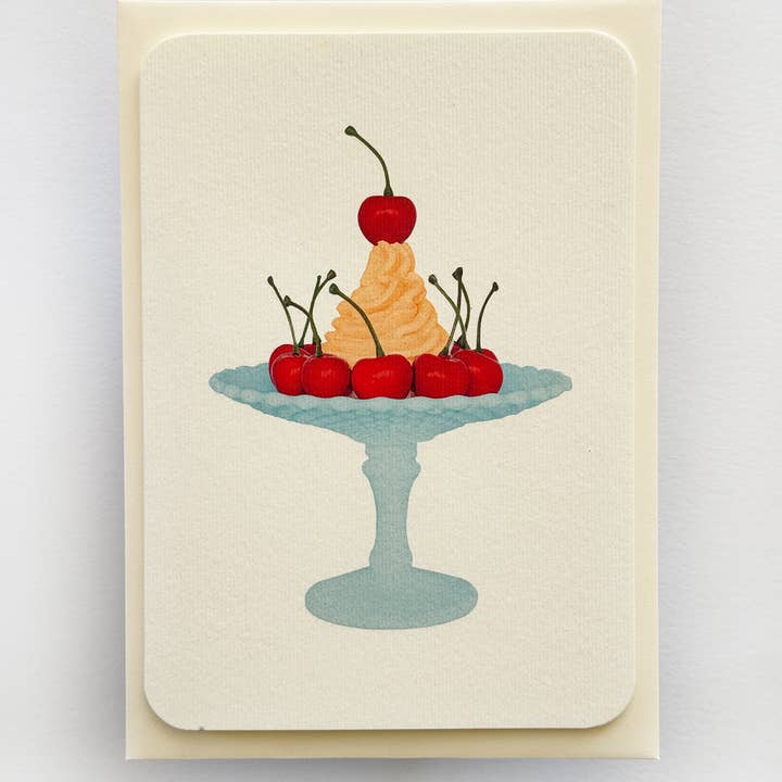 Canonbury Press - Wholesale Birthday Card - Mandarin Chantilly Cream Greeting Card | Birthday Card2