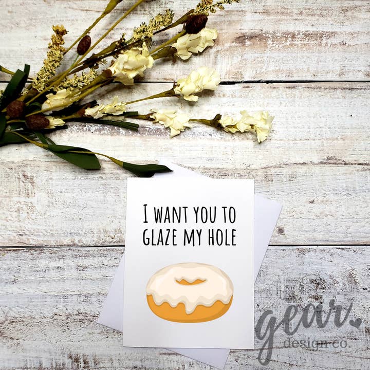 Je veux que tu émailles ma carte trou. pour la vente par Gearhart Design Co.