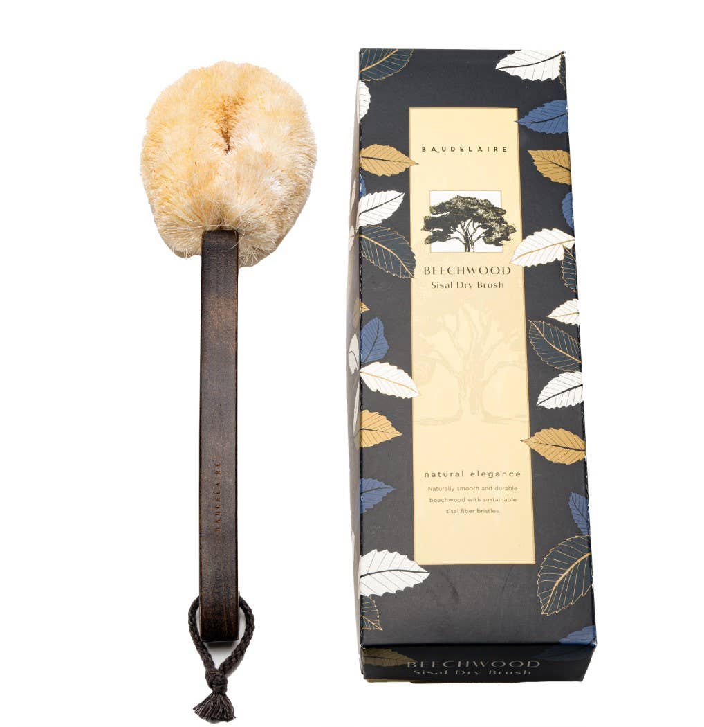 Baudelaire - Wholesale Body Brush - Beechwood 14" Sisal Dry Brush3