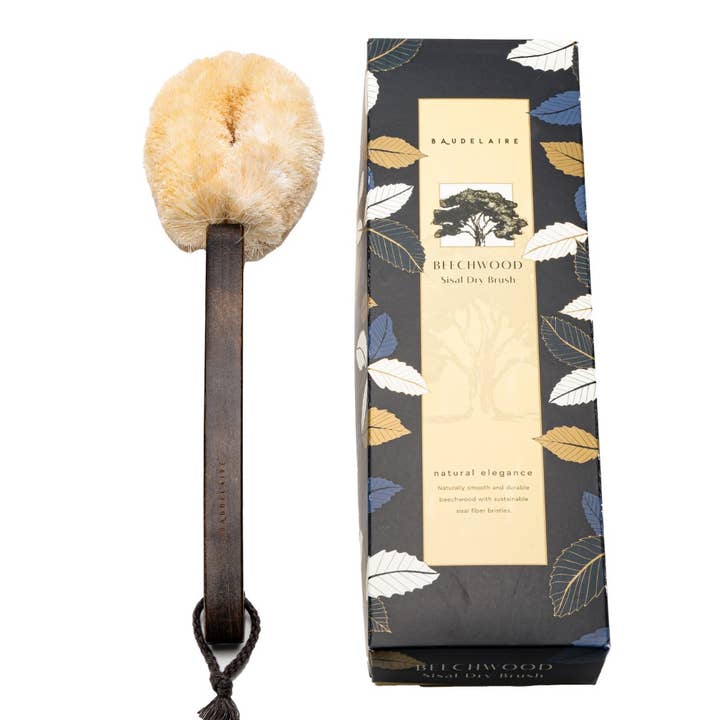Baudelaire - Wholesale Body Brush - Beechwood 14" Sisal Dry Brush3