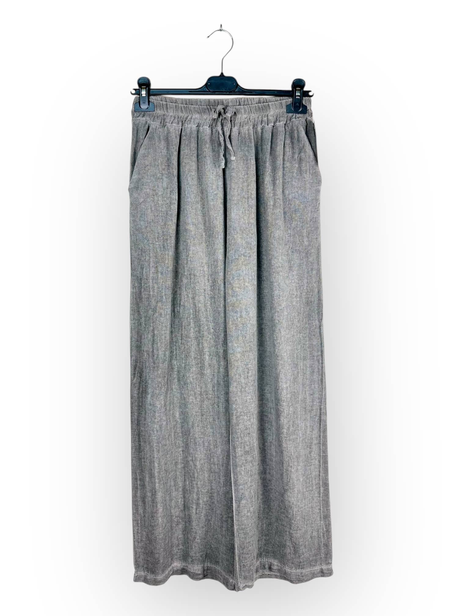 Lucky Nana - Wholesale Pants - Women's - SP 80374 - PLAIN LINEN AND COTTON PANTS10