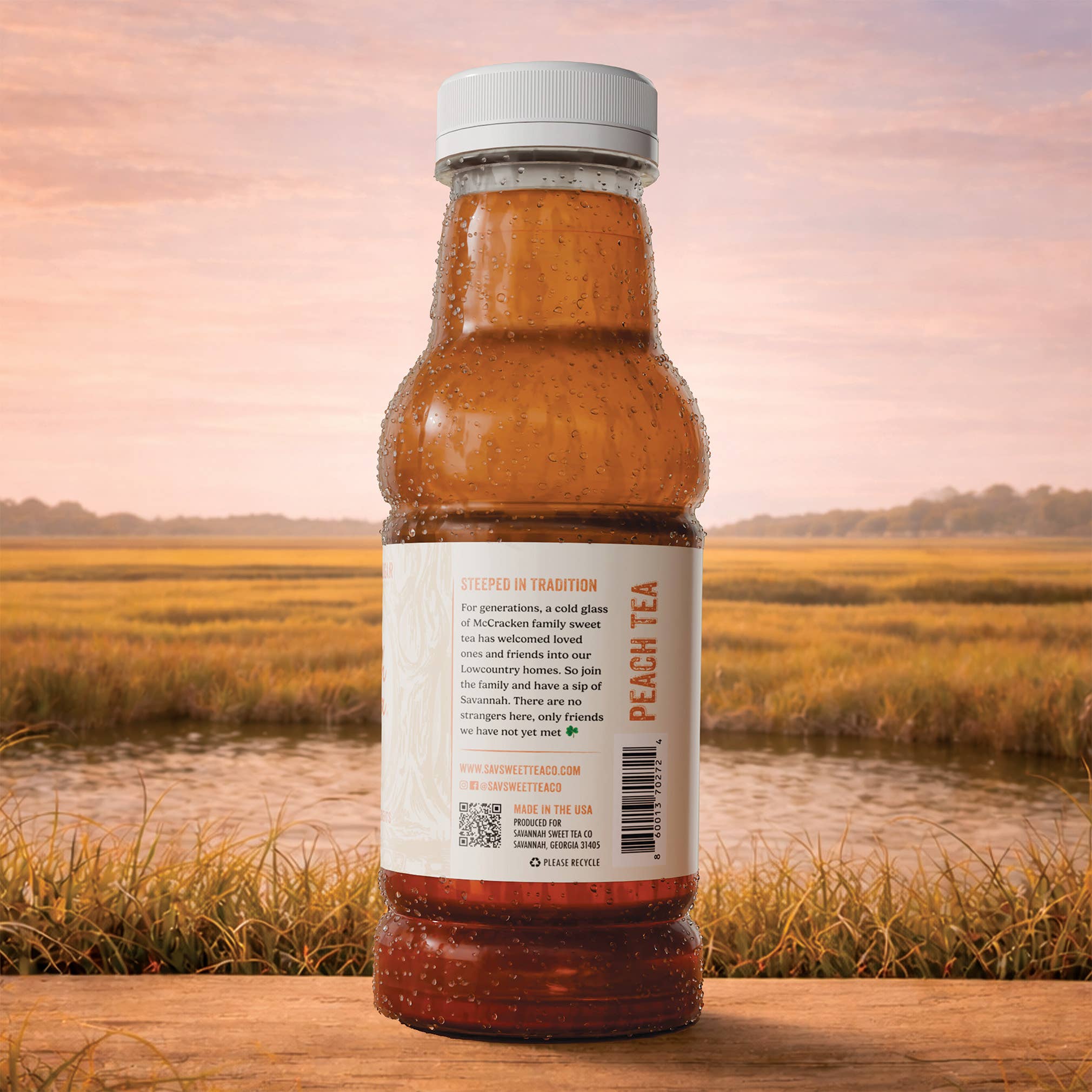 Savannah Sweet Tea Company - Wholesale Iced Tea - Savannah Sweet Tea – Peach (12 Pack, 16oz)1